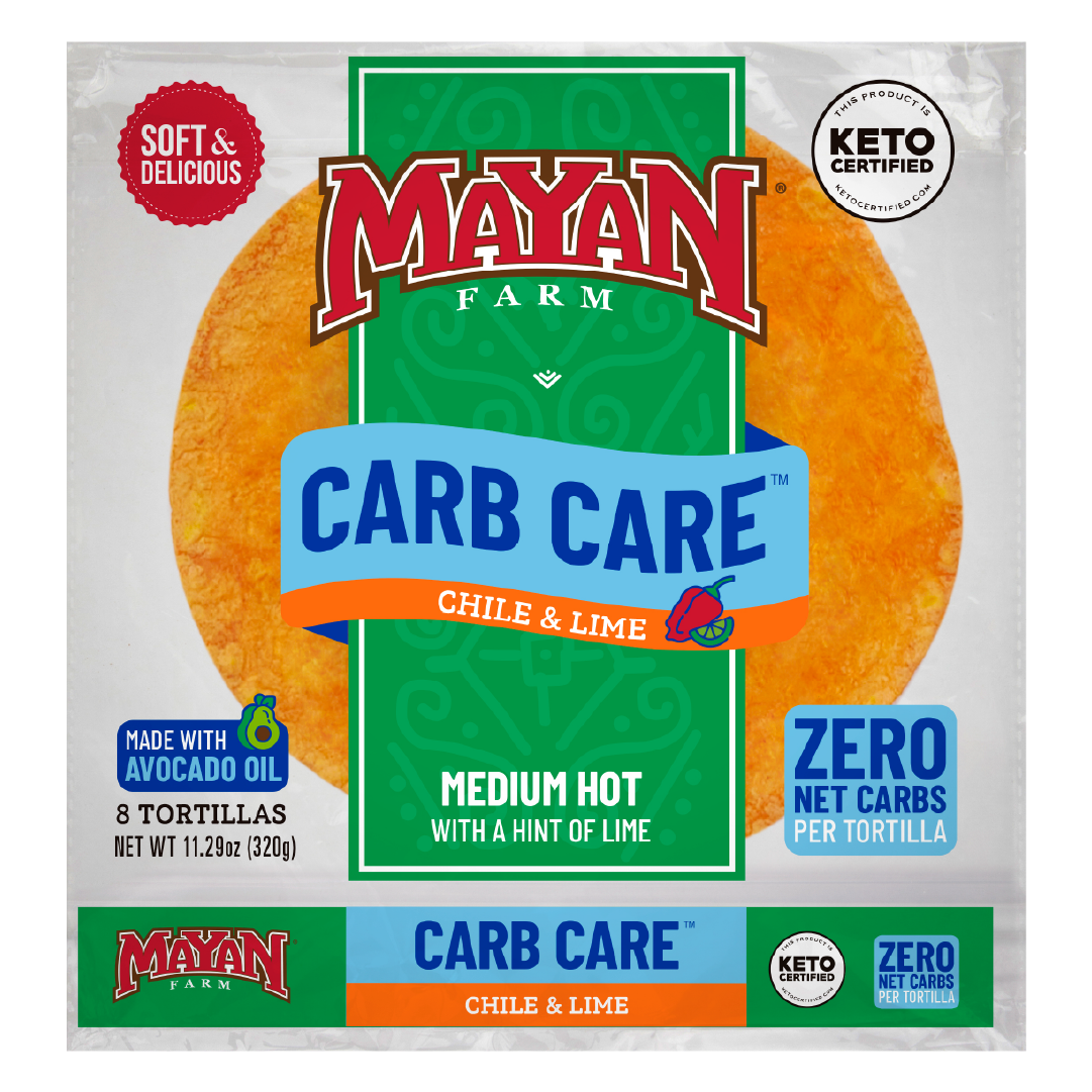 Mayan Farm Carb Care™ Chile & Lime Tortillas