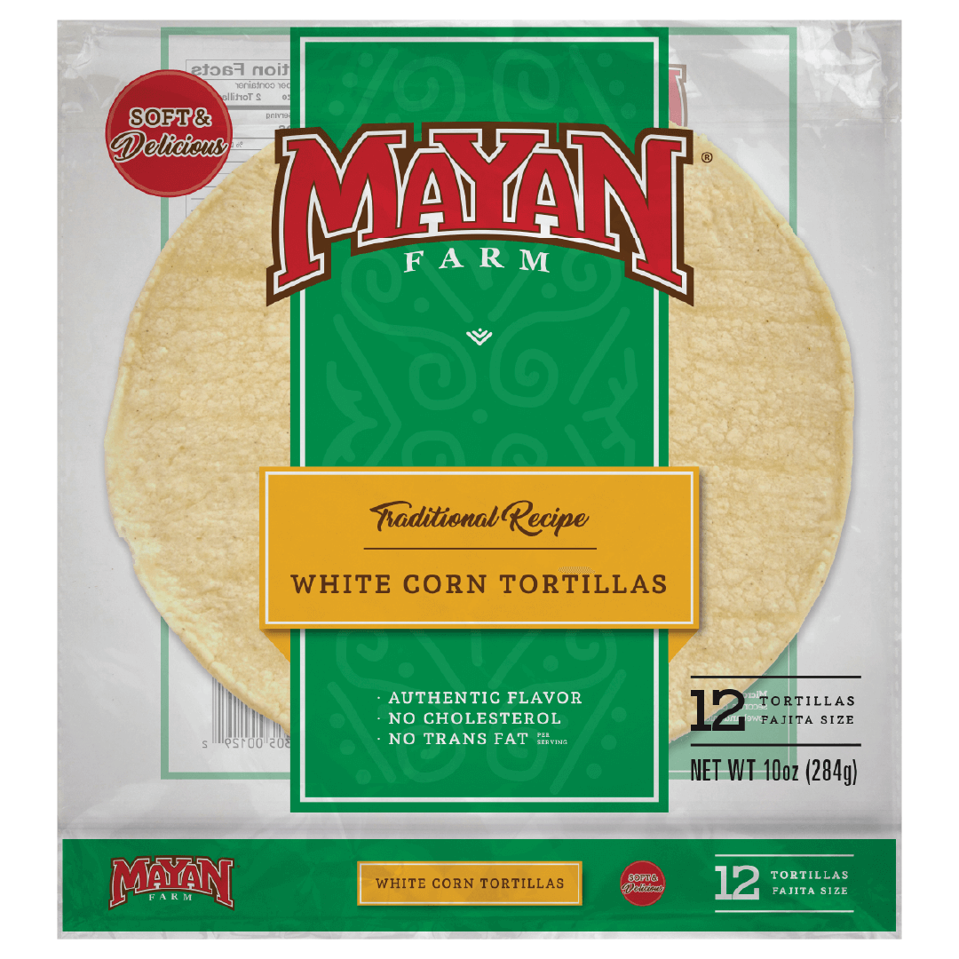 Traditional Style White Corn Tortillas