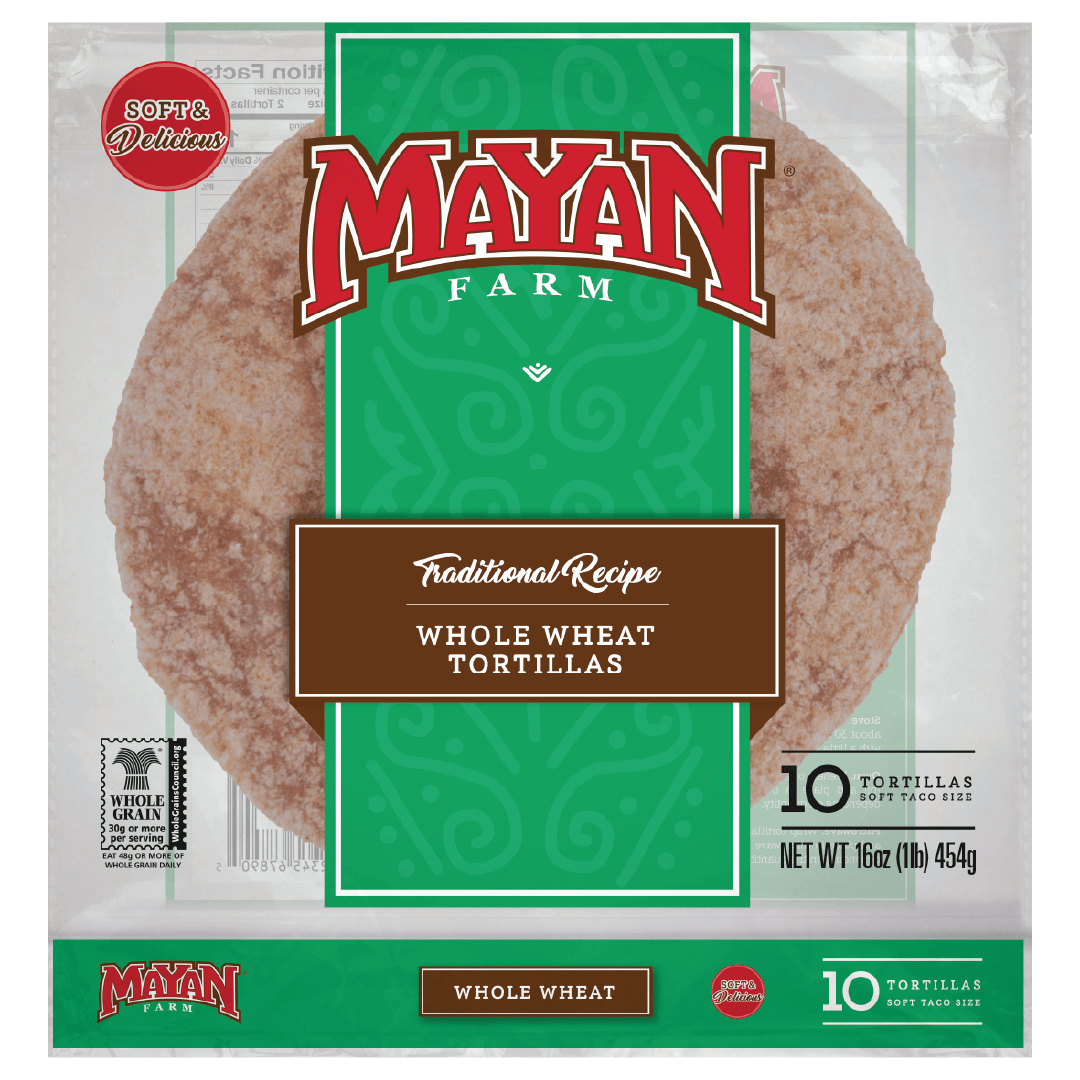 Traditional Style Whole Wheat Tortillas